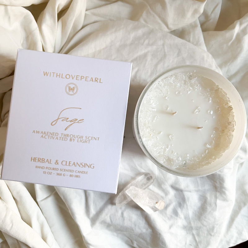 Sage - Lightcode Candle – WITHLOVEPEARL