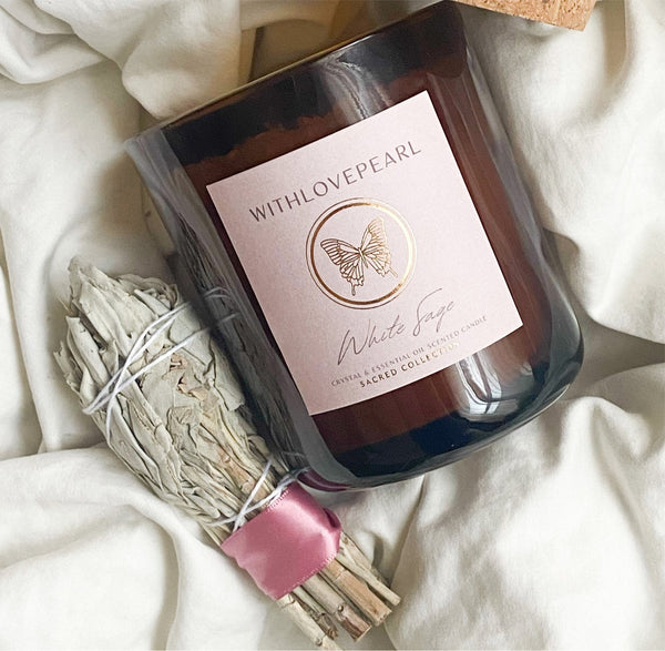 White Sage - Sacred Candle